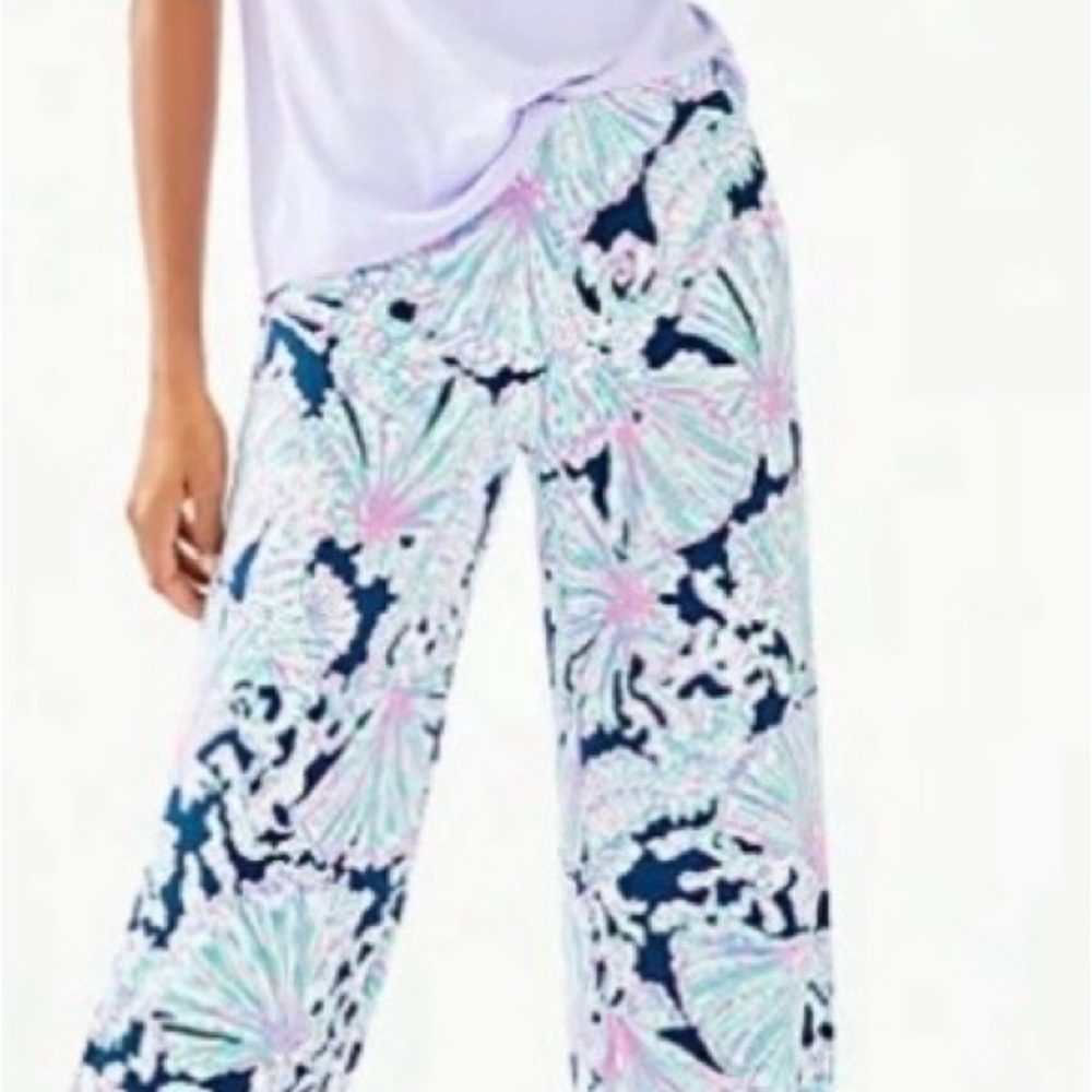 XXS Lilly Pulitzer,  Lorena palazzo pants NWT fits 0-2